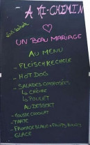 Menu A Mi Chemin - L' ardoise