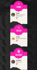 Menu Au P'tit Bahut - Le menu à 9€, frites et desserts
