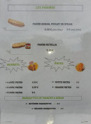 Menu Bella Kebab - Les paninis et barquettes de viandes à kebab