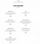 Menu Bella Piadina - Salades, soupes, piadina classique,...