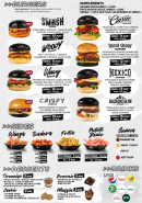 Menu Black And White burger - La carte
