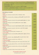 Menu Casinca Pizza - Les pizzas
