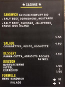 Menu Casinne - Menu de la semaine 