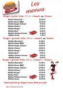 Menu Charli's mysthics - Les menus