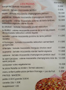 Menu Chez bubu - Les pizzas 