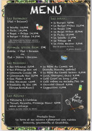 Menu Chez Cécile - La carte