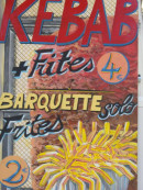 Menu Chez Martine et Jean-Louis - Le kebab et barquette