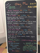 Menu Chez Max - Exemple de menu