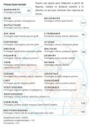 Menu Chez Michel - Pizzas base tomate