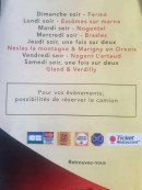 Menu Chez thierry - Les informations