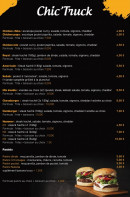 Menu Chic'Truck - Les menus