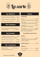 Menu Coco & Cocotte - la carte