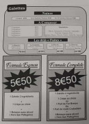 Menu Crokediem - Galettes et formules