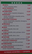 Menu Don Peppino - Pizzas suite