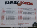 Menu Family Pizzas - Pizzas