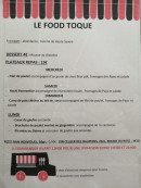 Carte et menu de Food Toque à Entrevaux — Exemple de menu de la semaine