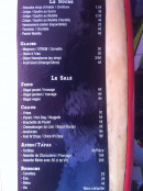 Carte et menu de Food Truck du Lion à Lacanau — Exemple de menu