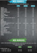 Menu Friterie L'Or D'Un - Les viandes et burgers