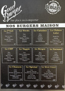 Menu Good burger - La carte