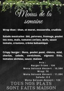 Menu Jcooking - Les menus de la semaine