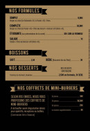 Menu John's Truck - Formules, boissons, desserts,...