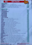 Menu Joy Pizz’ - Les pizzas