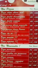 Menu Kamion du pont de l'arc - Les pizzas (suite)