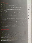 Menu L'Autentica - Les pizzas