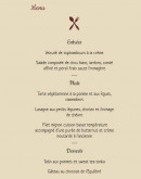 Menu L'équilibré - Menus de la semaine