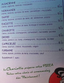 Menu La Chariotte A Pizza - Les pizzas suite