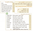 Menu La Crêpe Agile - Galettes et spécialités 