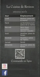 Menu La Cuisine de Reviron - Les informations (suite)