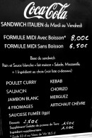 Menu La pid’’zza - Les sandwichs