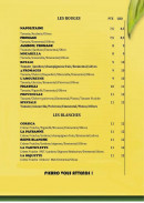 Menu La Pizz'a huche -  Les rouges et blanches 
