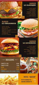 Menu La Pizz' à Roulettes - Burgers