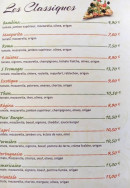 Menu La Pizz' - Les pizzas