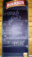 Menu La poz déj - Exemple de menu