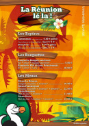 Menu La Réunion Lé La - Les zapéros, barquettes et menus 