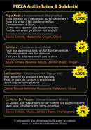 Carte et menu de La Töré Pïzza à Ornaisons — page 2