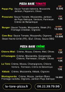 Carte et menu de La Töré Pïzza à Ornaisons — page 3