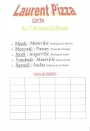 Menu Laurent Pizza - Carte et menu Laurent Pizza Saclas