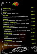Menu Le Basilico - Pizzas