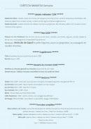 Menu Le Manatoa - Menus de la semaine 