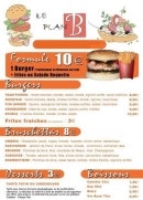 Menu Le Plan B - Desserts, boissons,burgers,....