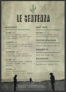 Menu Le Sentenza - La carte