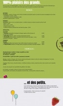 Menu Les délices de lolo - Les crêpes, formules et menu enfant