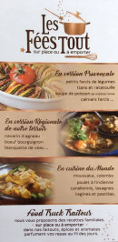 Menu Les Fées Tout - Carte et menu Les Fées Tout Draguignan