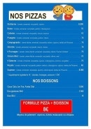 Menu Les Frangins - Pizzas suite et boissons