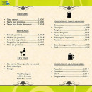 Menu Les Globes K'rockeurs - Les desserts, fromages, vins et boissons