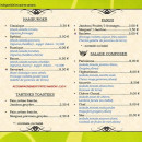 Menu Les Globes K'rockeurs - Les hamburgers, salades, paninis et tartines toastées